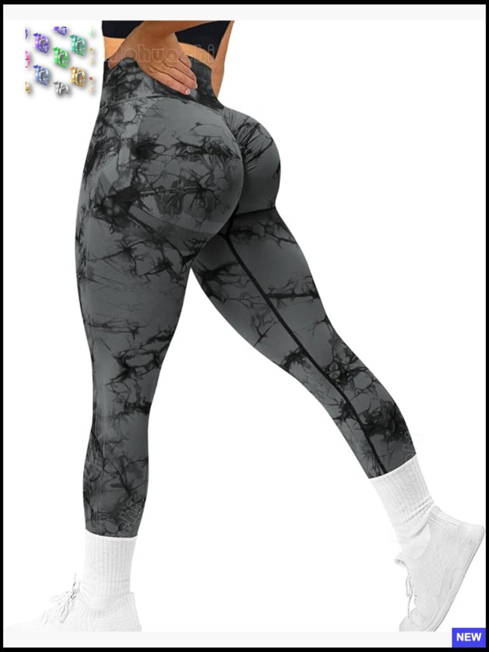 Seamless High Waisted Scrunch Butt Lifting Leggings Workout Yoga Pants Gym
